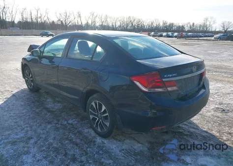 2014 Honda Civic Ex z USA, uszkodzony, nr VIN 2HGFB2F85EH546018
